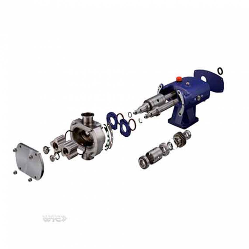 Rotary lobe pumps
